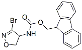 Carbamic acid, (3-bromo-4,5-dihydro-4-isoxazolyl)-, 9H-fluoren-9-ylmethyl ester (9CI)