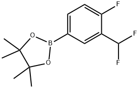 2-(3-(二氟甲基)-4-氟苯基)-4,4,5,5-四甲基-1,3,2-二噁硼戊环