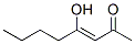 3-Octen-2-one, 4-hydroxy- (9CI)
