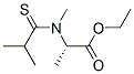 Alanine,  N-methyl-N-(2-methyl-1-thioxopropyl)-,  ethyl  ester