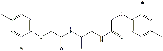 N,N'-1,2-propanediylbis[2-(2-bromo-4-methylphenoxy)acetamide]