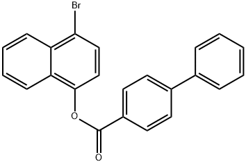 4-bromo-1-naphthyl 4-biphenylcarboxylate