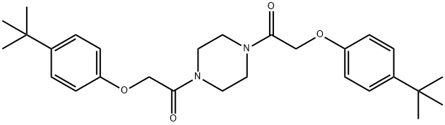 1,4-bis[(4-tert-butylphenoxy)acetyl]piperazine