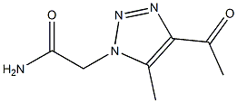 1H-1,2,3-Triazole-1-acetamide,4-acetyl-5-methyl-(9CI)
