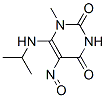 2,4(1H,3H)-Pyrimidinedione, 1-methyl-6-[(1-methylethyl)amino]-5-nitroso- (9CI)