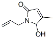 2H-Pyrrol-2-one, 1,5-dihydro-5-hydroxy-4-methyl-1-(2-propenyl)- (9CI)