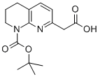1-N-叔丁氧羰基-3,4-二氢-1,8-萘啶-7(2H)-乙酸