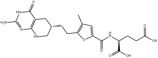 N-((5-(2-((6S)-2-氨基-1,4,5,6,7,8-六氢-4-氧代吡啶并[2,3-D]嘧啶-6-基)乙基)-4-甲基-2-噻吩)甲酰基)-L-谷氨酸