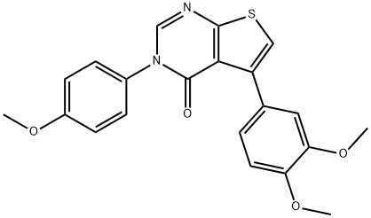 5-(3,4-dimethoxyphenyl)-3-(4-methoxyphenyl)thieno[2,3-d]pyrimidin-4(3H)-one