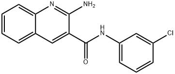 2-amino-N-(3-chlorophenyl)quinoline-3-carboxamide