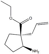 Cyclopentanecarboxylic acid, 2-amino-1-(2-propenyl)-, ethyl ester, (1R,2R)-rel-