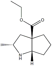 Cyclopenta[b]pyrrole-3a(1H)-carboxylic acid, hexahydro-2-methyl-, ethyl ester, (2R,3aR,6aS)-rel- (9CI)