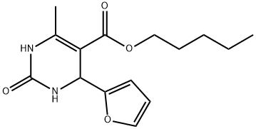 5-Pyrimidinecarboxylicacid,4-(2-furanyl)-1,2,3,4-tetrahydro-6-methyl-2-oxo-,pentylester(9CI)
