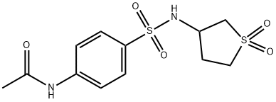 N-(4-(N-(1,1-dioxidotetrahydrothiophen-3-yl)sulfamoyl)phenyl)acetamide