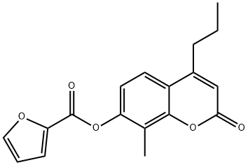 (8-methyl-2-oxo-4-propylchromen-7-yl) furan-2-carboxylate