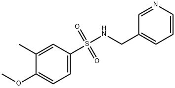 4-methoxy-3-methyl-N-(pyridin-3-ylmethyl)benzenesulfonamide