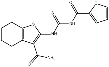 N-({[3-(aminocarbonyl)-4,5,6,7-tetrahydro-1-benzothien-2-yl]amino}carbonothioyl)-2-furamide