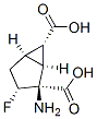 Bicyclo[3.1.0]hexane-2,6-dicarboxylic acid, 2-amino-3-fluoro-, (1S,2S,3R,5R,6S)- (9CI)