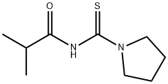 Propanamide, 2-methyl-N-(1-pyrrolidinylthioxomethyl)- (9CI)