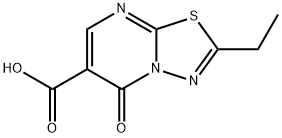 5H-1,3,4-Thiadiazolo[3,2-a]pyrimidine-6-carboxylicacid,2-ethyl-5-oxo-(9CI)