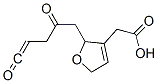 3-Furanacetic acid, 2,5-dihydro-2,5-dioxo-4-(1E)-1-pentenyl- (9CI)