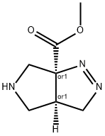 Pyrrolo[3,4-c]pyrazole-6a(3H)-carboxylic acid, 3a,4,5,6-tetrahydro-, methyl ester, (3aR,6aS)-rel- (9CI)