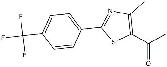 1-[4-甲基-2-(4-三氟甲基苯基)噻唑-5-基]乙酮