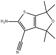 2-氨基-4,4,6,6-四甲基-4,6-二氢-噻吩并[2,3-C]呋喃-3-甲腈