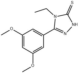 5-(3,5-dimethoxyphenyl)-4-ethyl-4H-1,2,4-triazole-3-thiol