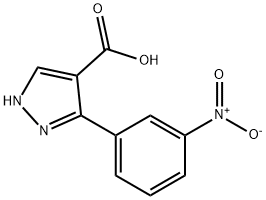 3-(3-硝基苯基)-1H-吡唑-4-羧酸