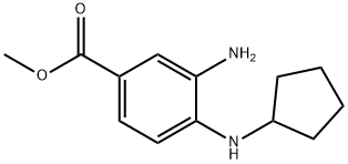 Methyl 3-aMino-4-(cyclopentylaMino)benzoate