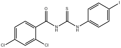 2,4-dichloro-N-{[(4-iodophenyl)amino]carbonothioyl}benzamide