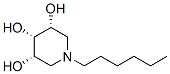 3,4,5-Piperidinetriol, 1-hexyl-, (3alpha,4ba,5alpha)- (9CI)