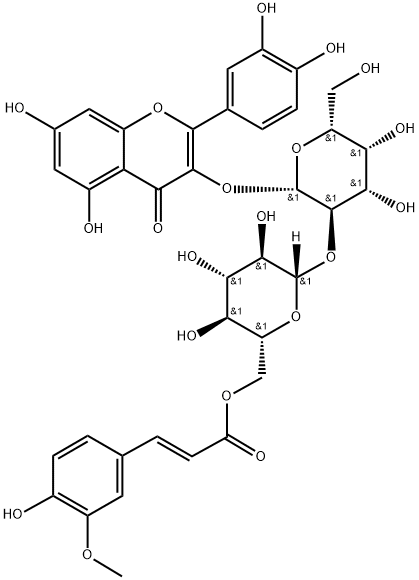 Quercetin 3-O-[2-O-(6-O-E-feruloyl)-beta-D-glucopyranosyl]-beta-D-galactopyranoside