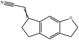 Acetonitrile, (2,3,5,6-tetrahydro-7H-indeno[5,6-b]furan-7-ylidene)- (9CI)