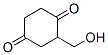 1,4-Cyclohexanedione, 2-(hydroxymethyl)- (9CI)