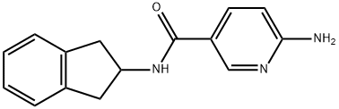 3-Pyridinecarboxamide,6-amino-N-(2,3-dihydro-1H-inden-2-yl)-(9CI)