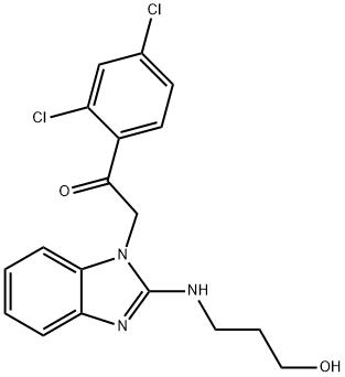 Ethanone,  1-(2,4-dichlorophenyl)-2-[2-[(3-hydroxypropyl)amino]-1H-benzimidazol-1-yl]-