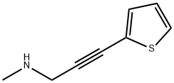 2-Propyn-1-amine, N-methyl-3-(2-thienyl)- (9CI)