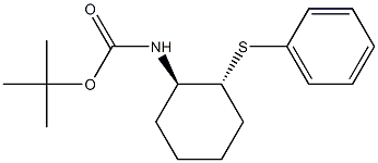 Carbamic acid, [(1R,2R)-2-(phenylthio)cyclohexyl]-, 1,1-dimethylethyl ester, rel- (9CI)