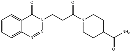 1-(3-(4-oxobenzo[d][1,2,3]triazin-3(4H)-yl)propanoyl)piperidine-4-carboxamide