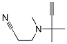 Propanenitrile, 3-[(1,1-dimethyl-2-propynyl)methylamino]- (9CI)