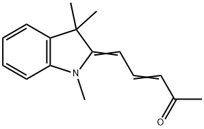 (E)-5-((E)-1,3,3-三甲基吲哚啉-2-亚丙基)戊-3-烯-2-酮