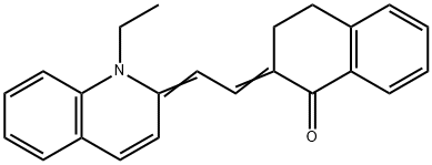 (2E)-2-[(2E)-2-(1-ETHYLQUINOLIN-2(1H)-YLIDENE)ETHYLIDENE]-3,4-DIHYDRONAPHTHALEN-1(2H)-ONE