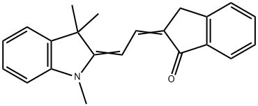 (2E)-2-[(2E)-2-(1,3,3-三甲基-1,3-二氢-2H-吲哚-2-亚乙基)乙缩醛]茚-1-酮