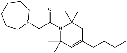 1,2,3,6-Tetrahydro-4-butyl-1-(hexahydro-1H-azepin-1-ylacetyl)-2,2,6,6-tetramethylpyridine