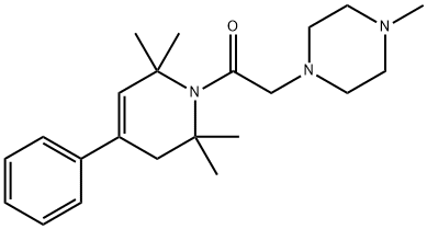 1,2,3,6-Tetrahydro-1-[(4-methyl-1-piperazinyl)acetyl]-4-phenyl-2,2,6,6-tetramethylpyridine