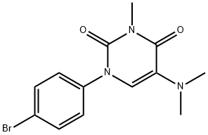 1-(4-Bromophenyl)-5-(dimethylamino)-3-methyluracil