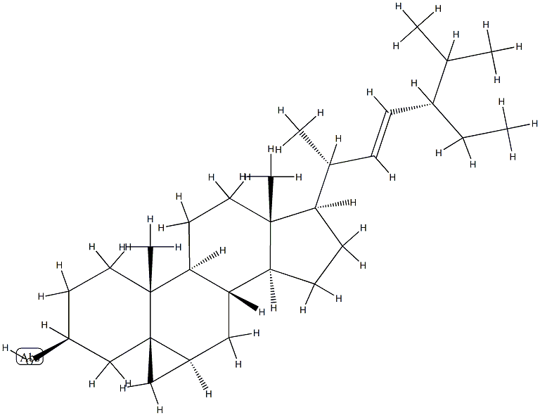 (5β,6α,22E)-3',6-Dihydrocyclopropa[5,6]stigmast-22-en-3β-ol