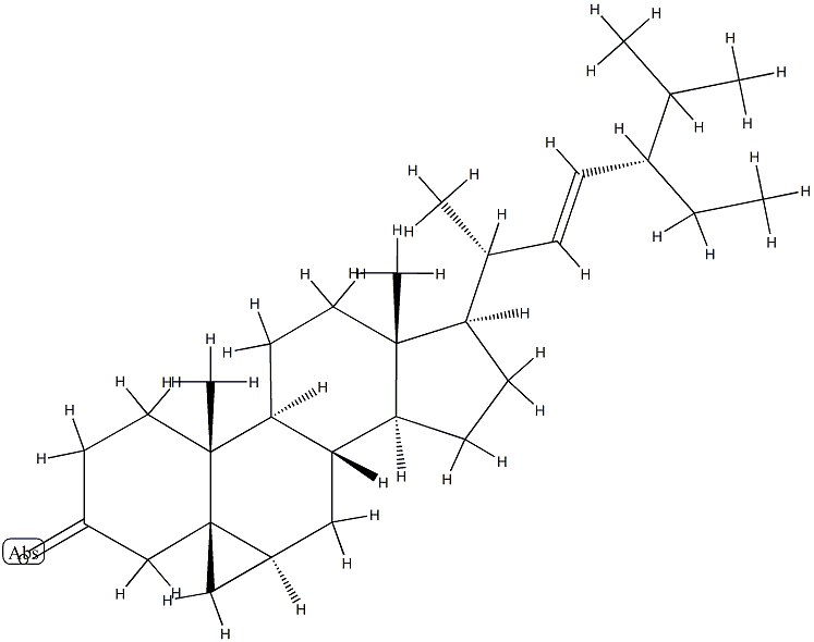 (5β,22E)-3',6α-Dihydrocyclopropa[5,6]stigmast-22-en-3-one